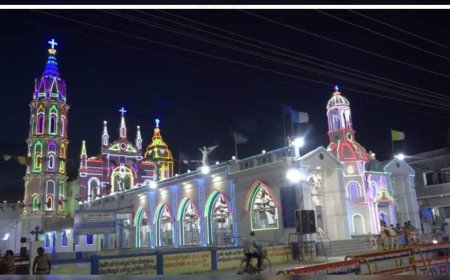 தூத்துக்குடி தூய பனிமய மாதா பேராலய திருவிழா கோலாகல கொடியேற்றம்.. ஆகஸ்ட் 5ல் தங்கத் தேரோட்டம்