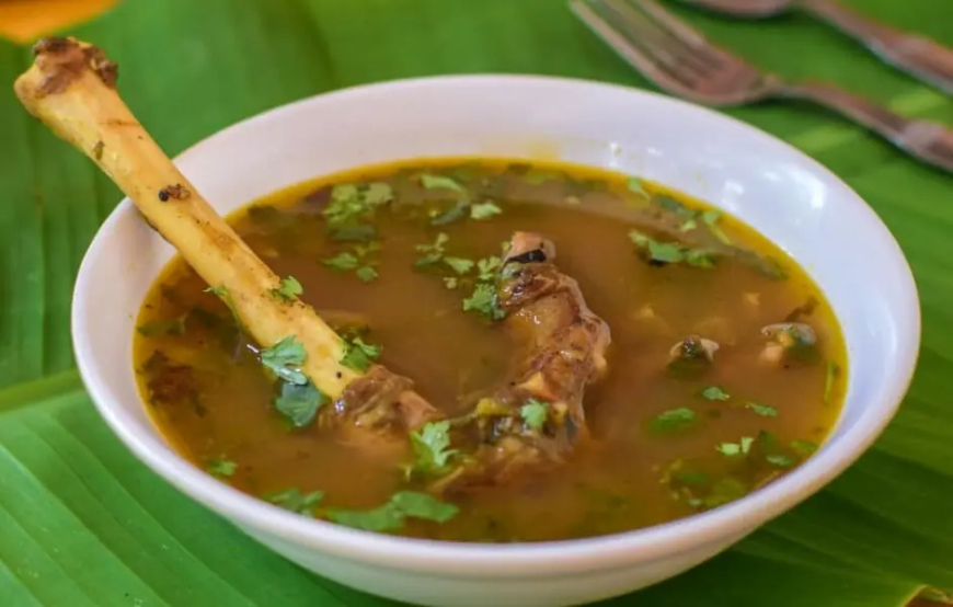 ஆட்டுக்கால் சூப் Aatu Kaal Soup, Mutton Leg Soup