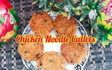 சிக்கன் நூடுல்ஸ் கட்லெட் - Chicken Noodles Cutlet
