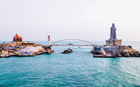 கன்னியாகுமரி கண்ணாடி பாலம் /Kanyakumari New Glass Bridge /திருவள்ளுவர் சிலை வெள்ளிவிழா