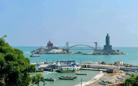 கன்னியாகுமரி கண்ணாடிப் பாலம்: இந்தியாவிலேயே முதன்முறையாக கடலுக்கு மேல் கண்ணாடிப் பாதை