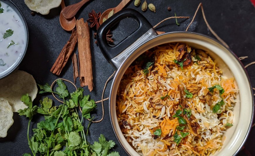 காளான் பிரியாணி செய்முறை (Mushroom Briyani in Tamil)