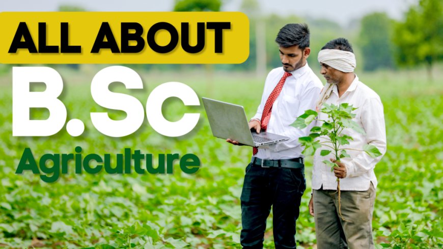 Bsc Agriculture படிப்பு பற்றிய தகவல்கள்..! B.Sc. Agriculture Course Details in Tamil..!BScபிஎஸ்சி  அக்ரிகல்ச்சர்,வேளாண்மை கல்வி