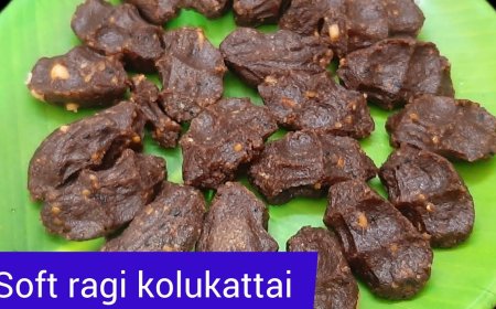 ராகி பச்சை பயறு (பச்சை) கொழுக்கட்டை