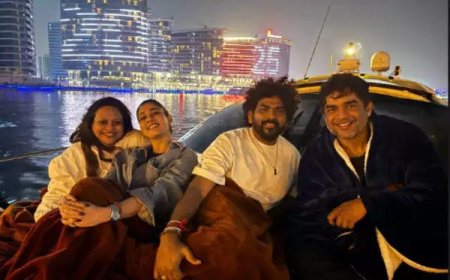 Nayanthara-Vignesh Shivan and R Madhavan-Sarita Birje New Year celebrations