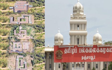 'தமிழ்நாடு' எழுத்து வடிவில் அமைந்த பல்கலைக்கழகம்