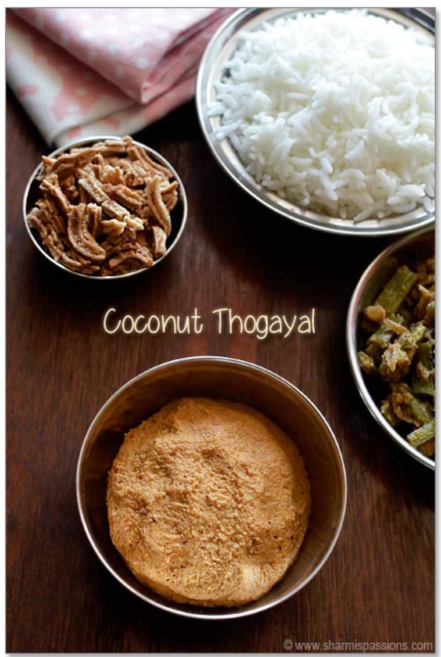 தேங்காய் துவையல்  /Coconuts Thuvaiyal