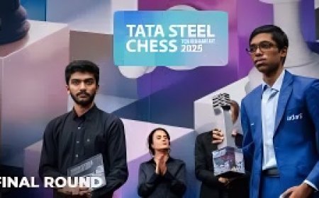 Praggnanandhaa Vs Gukesh; டாடா ஸ்டீல் சர்வதேச செஸ் போட்டியில் வென்ற பிரக்ஞானந்தா......