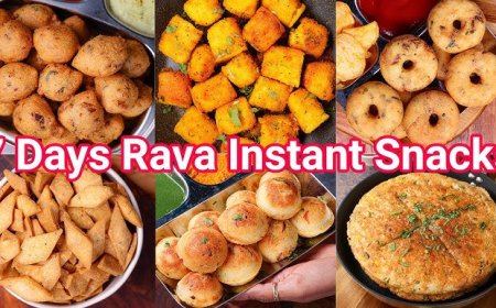 வித்தியாசமான ரவா ரெசிபிகள்