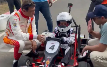 அஜித் மகன் ஓட்டிய கார்ல இவ்வளவு விஷயம் இருக்குதா? இதை ஓட்ட லைசென்ஸ் கூட தேவையில்ல!