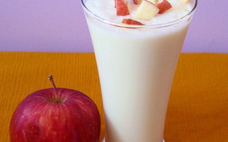 குழந்தைகள் விரும்பும் ஆப்பிள் மில்க்‌ஷேக்