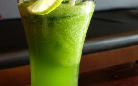 புதினா லைம் ஜூஸ் (Mint Lime Juice)