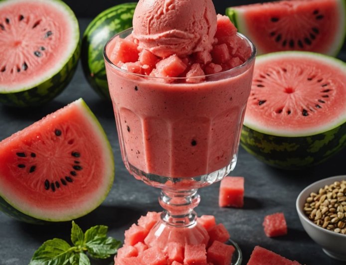 வாட்டர் மெலன் ஐஸ் கிரீம்