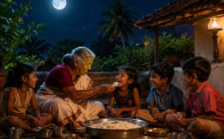நிலாச்சோறு – மறைந்து வரும் நம் குழந்தைப் பருவத்தின் அழகான நினைவு