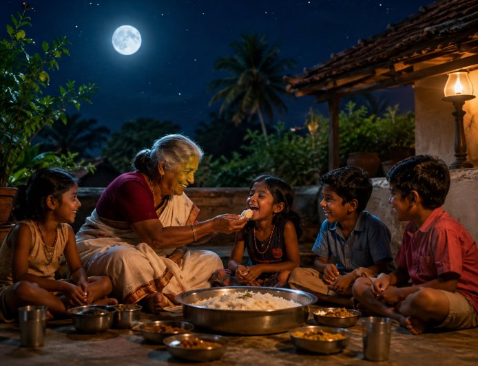 நிலாச்சோறு – மறைந்து வரும் நம் குழந்தைப் பருவத்தின் அழகான நினைவு