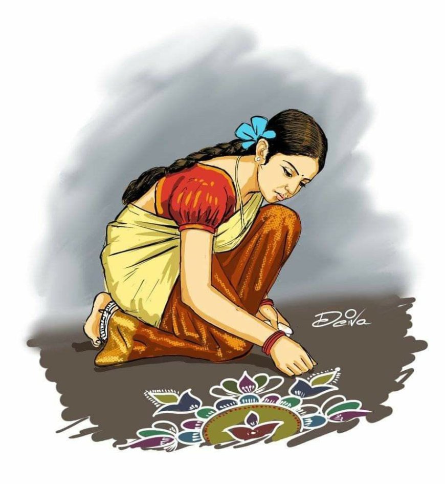 வீட்டு வாசலில் ஏன் கோலம் போடுகிறோம்? அதன் பின்னால் இருக்கும் அழகான காரணம் என்ன?