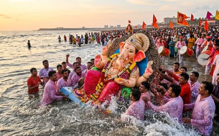 விநாயகர் சதுர்த்தி: விநாயகர் சிலைகளை ஏன் கடலில் கரைக்கிறோம்? பின்னணியில் உள்ள தத்துவம்!