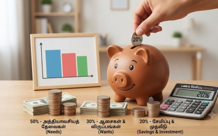மாதாந்திர சம்பளக்காரர்களுக்கான 50-30-20 பட்ஜெட் விதி! பணம் சேமிப்பது எப்படி?