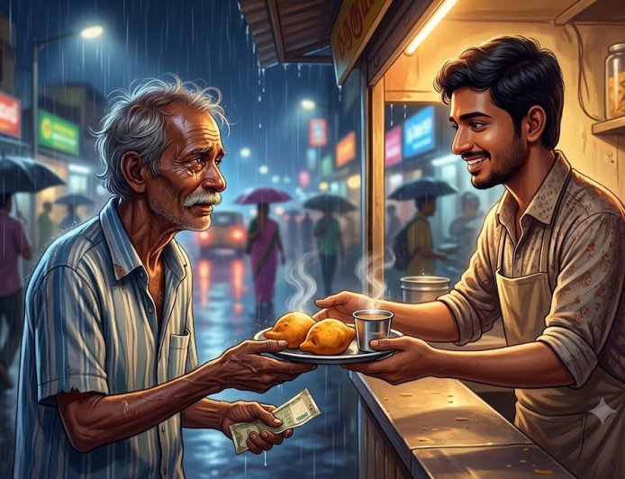 ஒரு ரூபாய் தர்மம் | Tamil Short Story from Famous Literature Concept