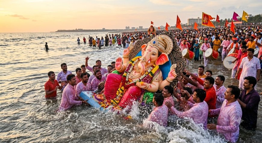 விநாயகர் சதுர்த்தி: விநாயகர் சிலைகளை ஏன் கடலில் கரைக்கிறோம்? பின்னணியில் உள்ள தத்துவம்!
